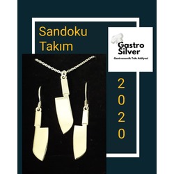 Santoku Şef Bıçağı Takim 