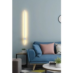 Modern Dekoratif Led Duvar Aplik 70 Cm  Beyaz Kasa 1 adet