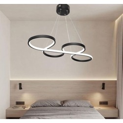 Yılan Modeli Siyah Kasa  Led Avize