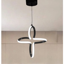 MODERN SARKIT LED AVİZE SİYAH KASA 
