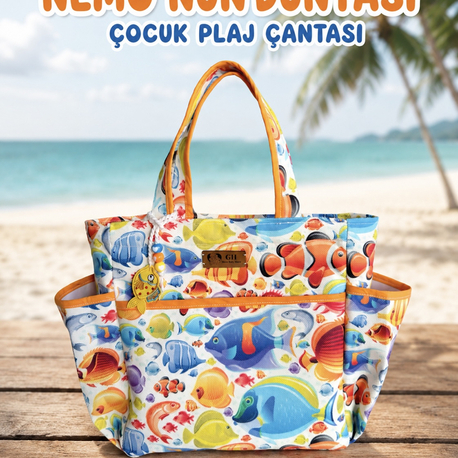 Nemo’nun Dünyası Çocuk Plaj Çantası 