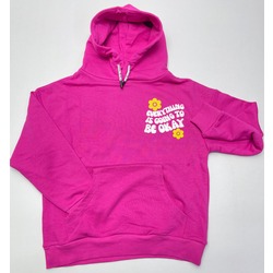 Kapşonlu tek üst kız-sweat