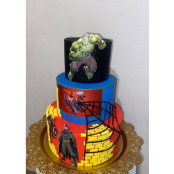 Marvel Karakterler Maket Pasta