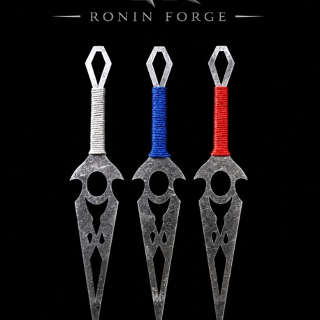 Çift kan Kunai + Fırlatma bıçağı