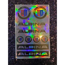 ALPİNA HOLOGRAM MİNİ STİCKER