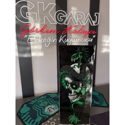 SKULL YAN DİREK FOLYO 