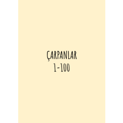 ÇARPANLAR 1-100