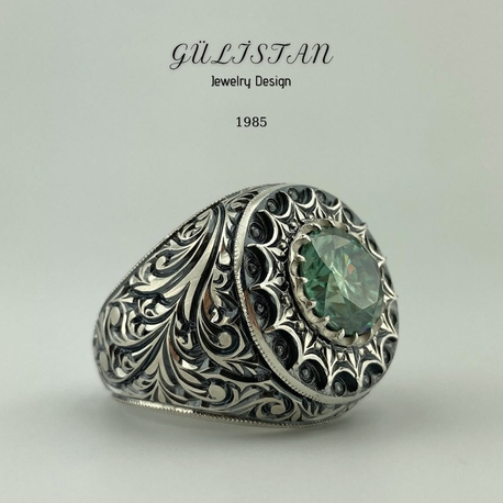 “Gülistan” Moissanite (Mozanit) Taşlı Yüzük