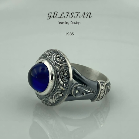 “Gülistan” Lal Taşlı Yüzük