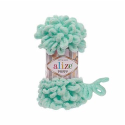  Alize Puffy El Örgü İpi - 19 AÇIK MİNT - (5 Adet) 