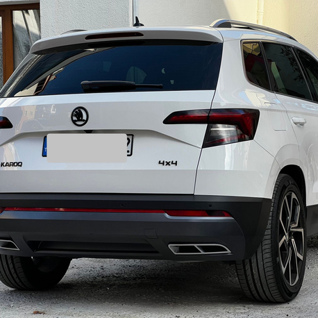 Skoda Karoq 2018-2021çift çıkış görünüm difüzör 