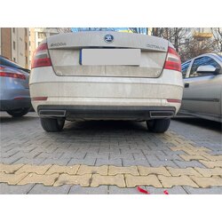 Skoda OCTAVIA TEK ÇIKIŞ GRİ-SİYAH Boyalı