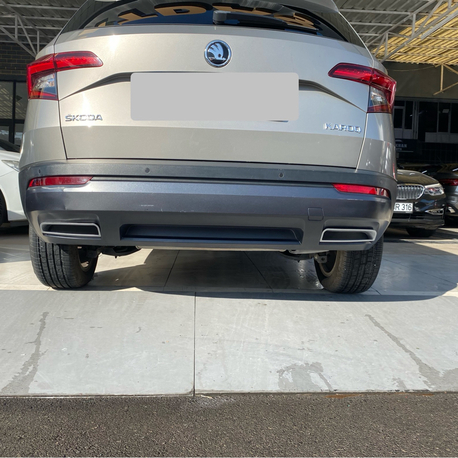 Skoda Karoq 2018-2021 TEK ÇIKIŞ  görünüm difüzör 