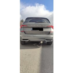 Skoda KAMIQ TEK ÇIKIŞ GRİ PARLAK -SİYAH Boyalı
