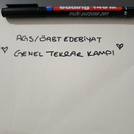 AGS/ÖABT EDEBİYAT GENEL TEKRAR-SORU KAMPı