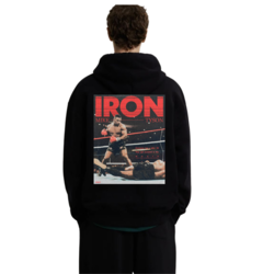 MIKE TYSON SİYAH OVERSIZE HOODIE