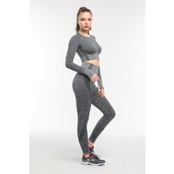 spor tayt crop takım seamless 