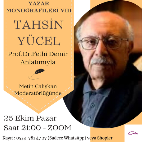 Yazar Monografileri - Tahsin Yücel