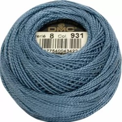 DMC Koton Perle 931 No:5,8,12