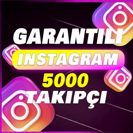 [365 Gün Garantili] - Instagram 5.000 Takipçi 