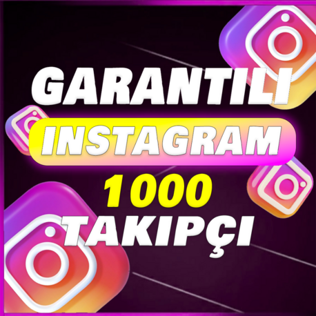 [365 Gün Garantili] - Instagram 1000 Takipçi 