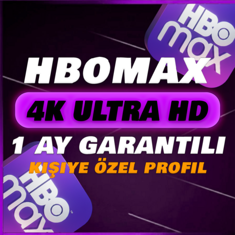 [GARANTİLİ] 1 Aylık HBOMAX - 4K ULTRA HD