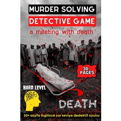 Anında Teslim (İndirilebilir) Murder Solving - Case File - İngilizce Zor Dedektif Oyunu