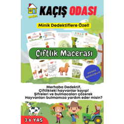 Anında Teslim (İndirilebilir) Kayıp Hayvanlar Nerede? Şifreleri Çözme Oyunu