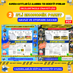 2'li Paket Dedektif Oyunu ( Havuz ve Otopark Davası) 