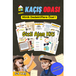 Anında Teslim (İndirilebilir) Evden Kaçış Odası Oyunları - Gizli Ajan Kiti Şifreleri Çözme Oyunu