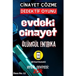 Anında Teslim (İndirilebilir) | Dijital Dedektif Oyunu Evdeki Cinayet Davası PDF Versiyon