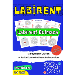 Anında Teslim (İndirilebilir) Çocuklar İçin Labirent Bulmaca
