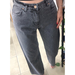 Taşlı Palozzo Jeans