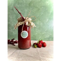 Chia Tohumlu ve Lavantalı Çilek Marmelatı