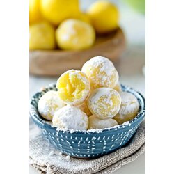Limonlu ve Beyaz Çikolatalı Truffle