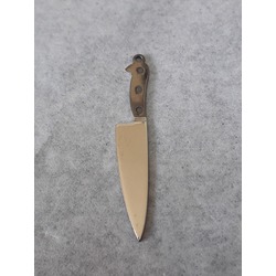 7 cm Siyah Sap Bıçak Kolye