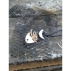 Fish Gümüş Kolye 