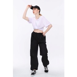 Unisex Gee Wear Siyah Paraşüt Ayarlanabilir Bel Ve Bilek