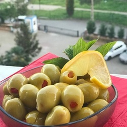 Kapya Biberli Yeşil Zeytin 