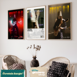 Buckethead 3lü Poster Paketi | Özel Sanatçı Poster | Müze Kağıdı | Minimalist Poster