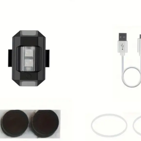 Yedi Renkli LED Drone Işığı – Şarjlı, Uyarı ve Gösteri Işığı | Drone, Bisiklet