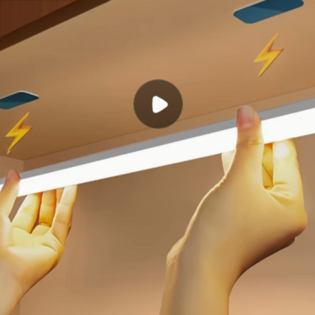 30cm USB Şarj Edilebilir LED Hareket Sensörlü Gece Lambası – Akıllı Işık, Akıllı Konfor!