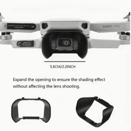 DJI Mini Serisi için Gimbal Lens Korumalı Kapak + Güneşlik