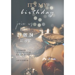 Dijital Doğum Günü Kartı / Digital Birthday Card 