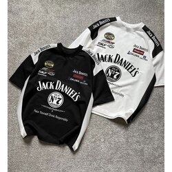 Jack Danıeis baskılı OVERSIZE T-shirt
