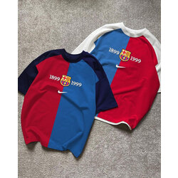 Barcelona baskılı OVERSIZE t-shirt