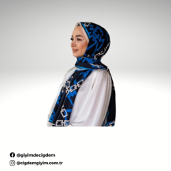 ÇİĞDEM Giyim Desenli 4 Mevsim Kullanılabilir Şal