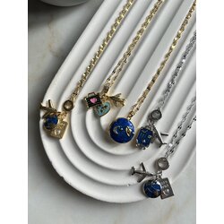 Seyahat Mottolu Çelik Kolyeler 