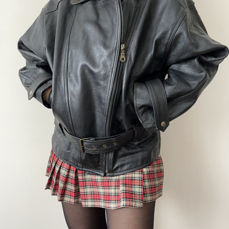 Vintage 90’s Bomber Hakiki Deri Ceket