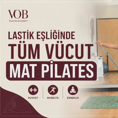 Lastik Eşliğinde Tüm Vücut- Mat Pilates